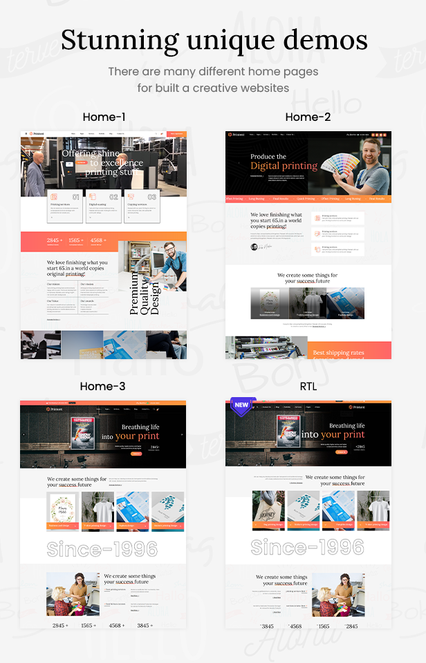 Printing Services WordPress Theme